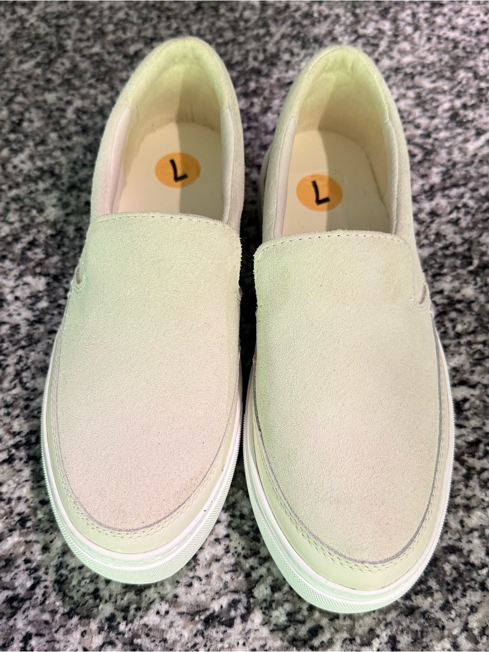 UGG Cream Suede Slip-On Sneakers